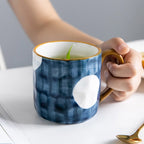 Japanese-Style Ceramic Mug with Spoon – 400 ml