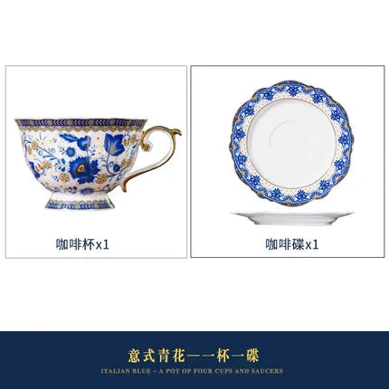 English Bone China Coffee Cup Set