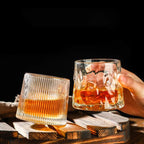 Diamond-Cut Whiskey Glass – 300 ml