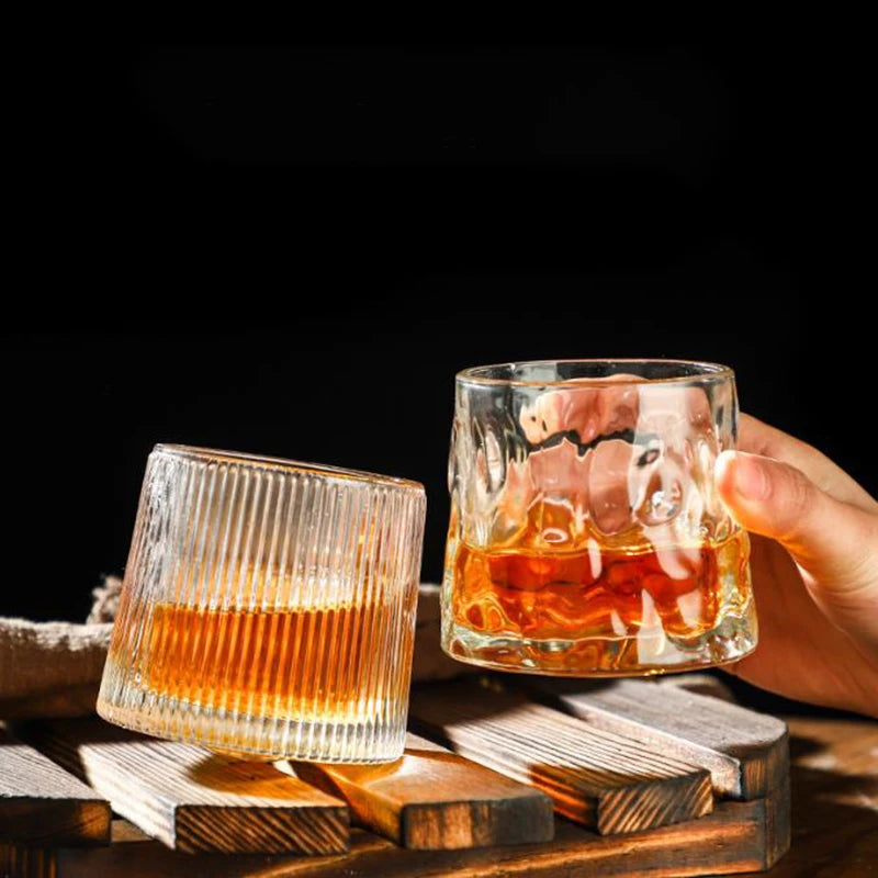 Diamond-Cut Whiskey Glass – 300 ml