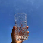Glacier Tree-Bark Glass Cup