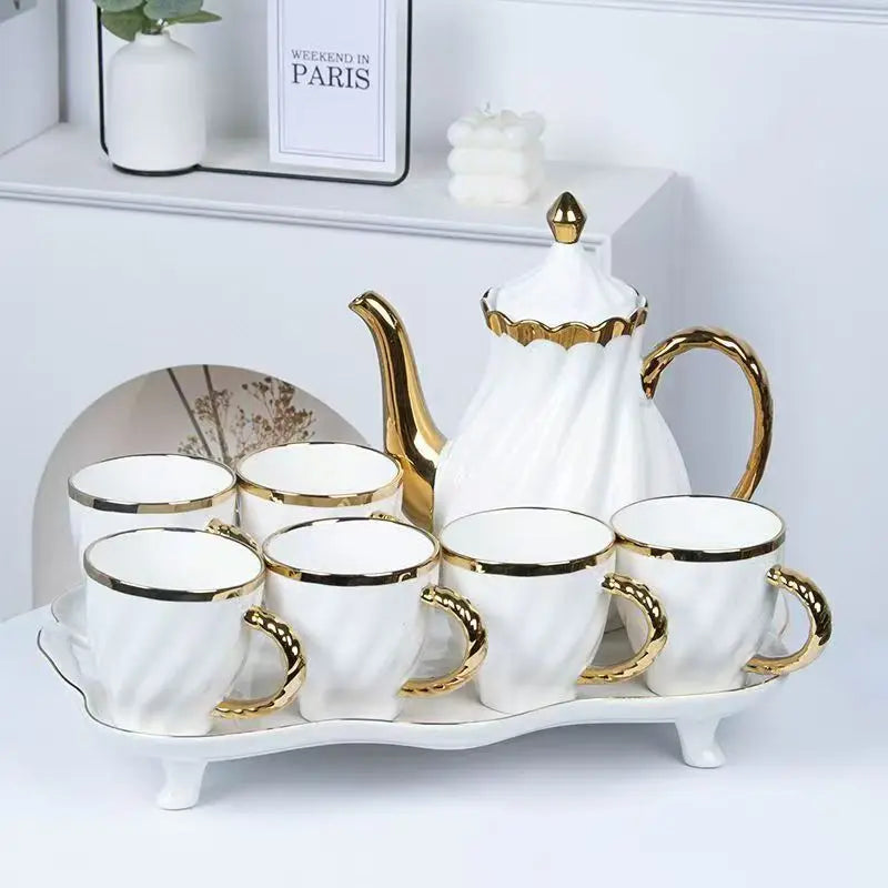 European-Style Ceramic Water Set – 1300 ml
