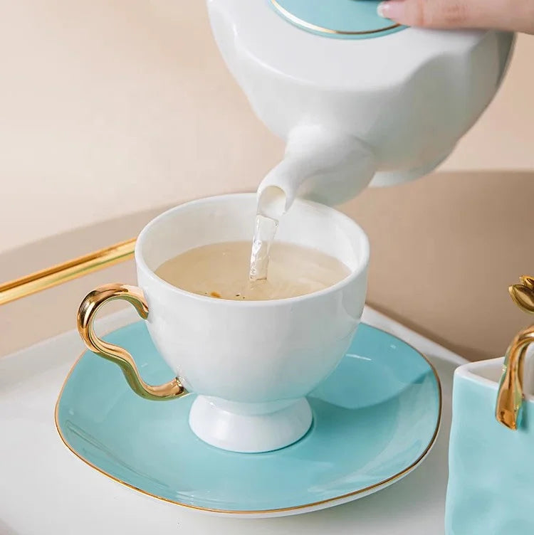 Bone China Coffee Cup & Saucer Set – 150 ml