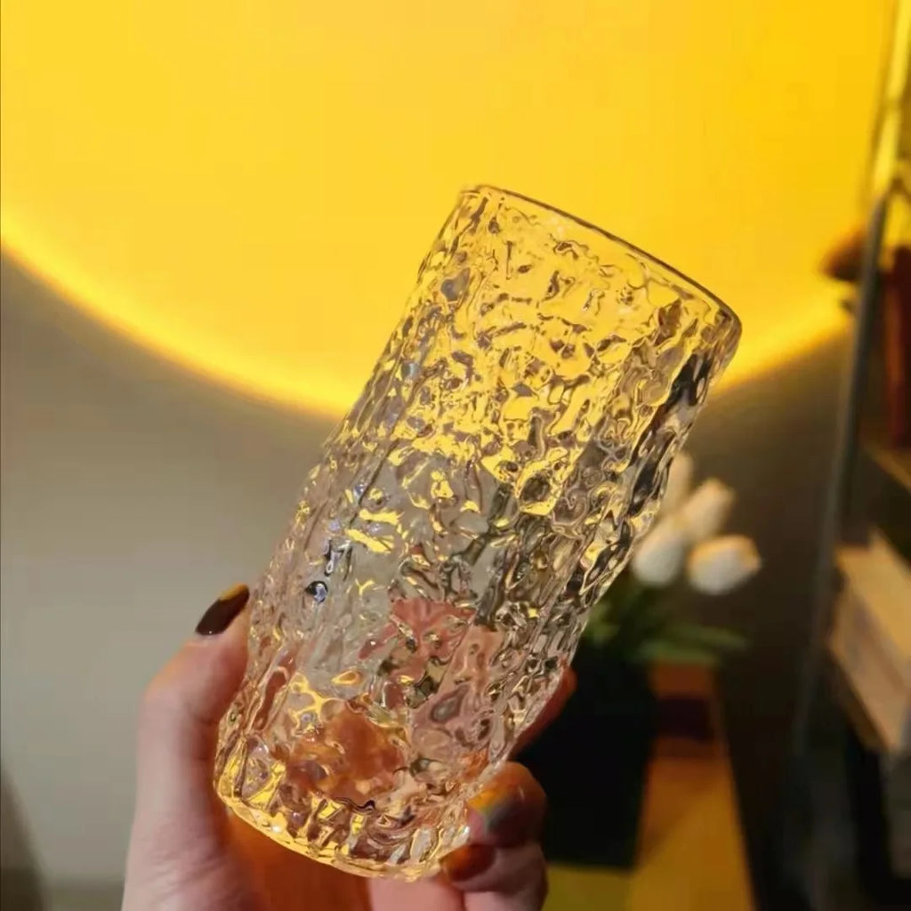 Glacier Tree-Bark Glass Cup