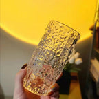 Glacier Tree-Bark Glass Cup