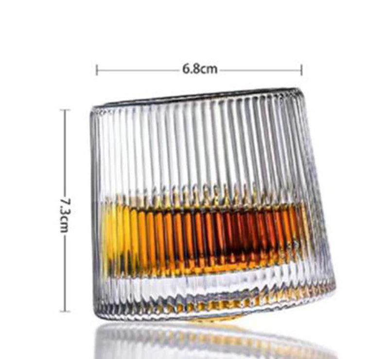 Diamond-Cut Whiskey Glass – 300 ml