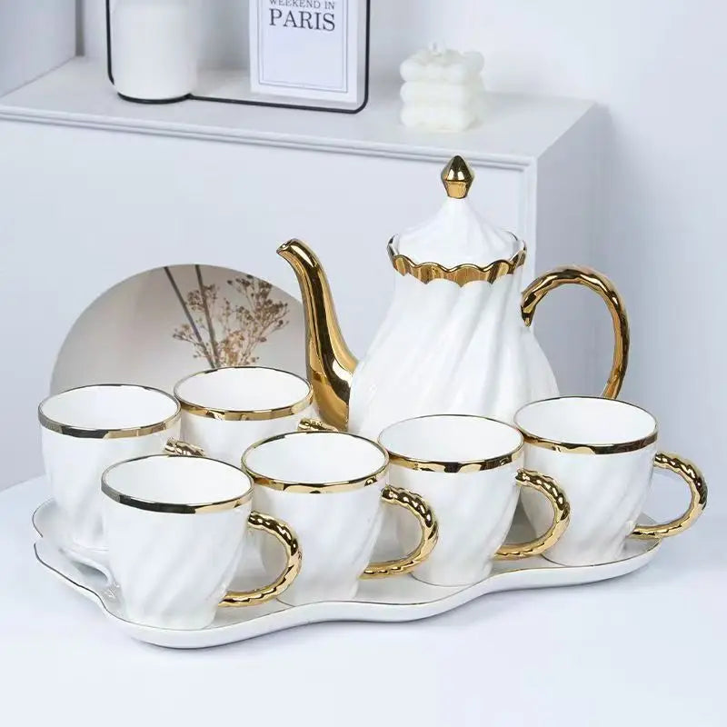 European-Style Ceramic Water Set – 1300 ml