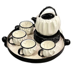 Floral Ceramic Teapot Gift Set