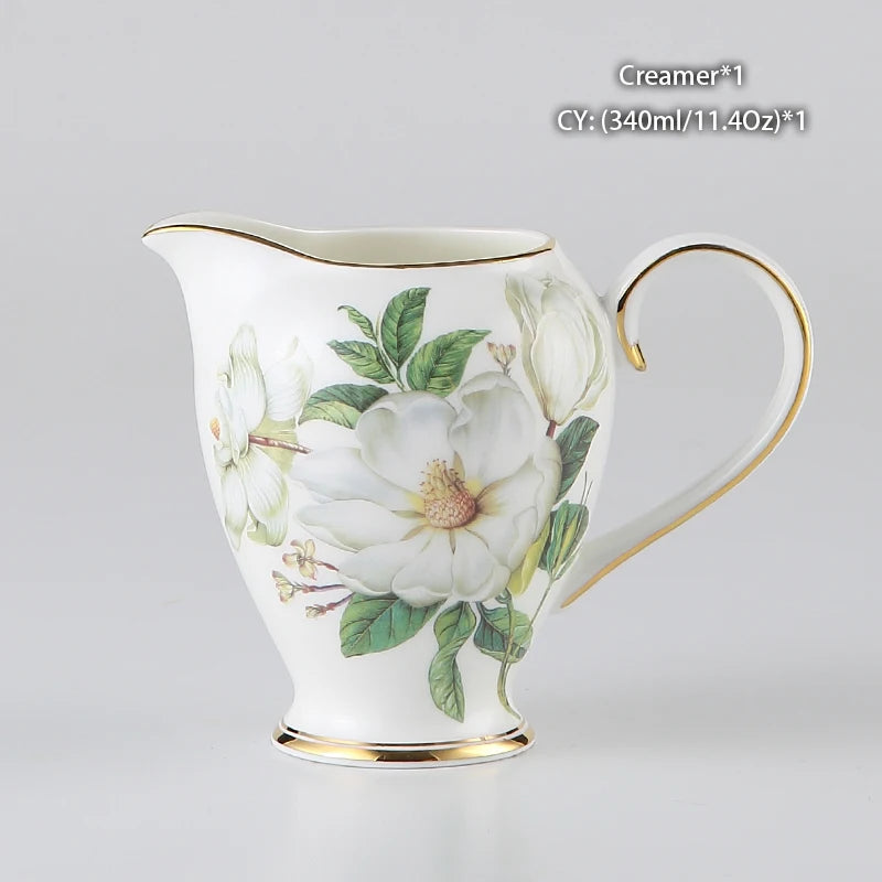 Camellia Bone China Coffee Set
