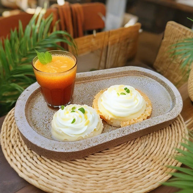 Lava Stone Serving Platters