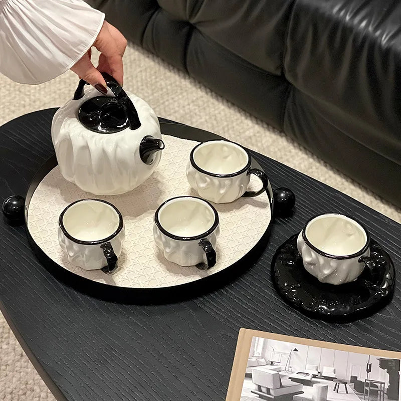 Floral Ceramic Teapot Gift Set