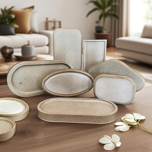 Lava Stone Serving Platters