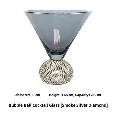 Diamond-Base Glass Cups