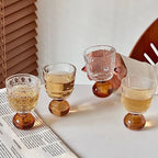 Ball-Base Glass Cup
