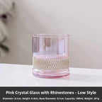 Diamond-Base Glass Cups