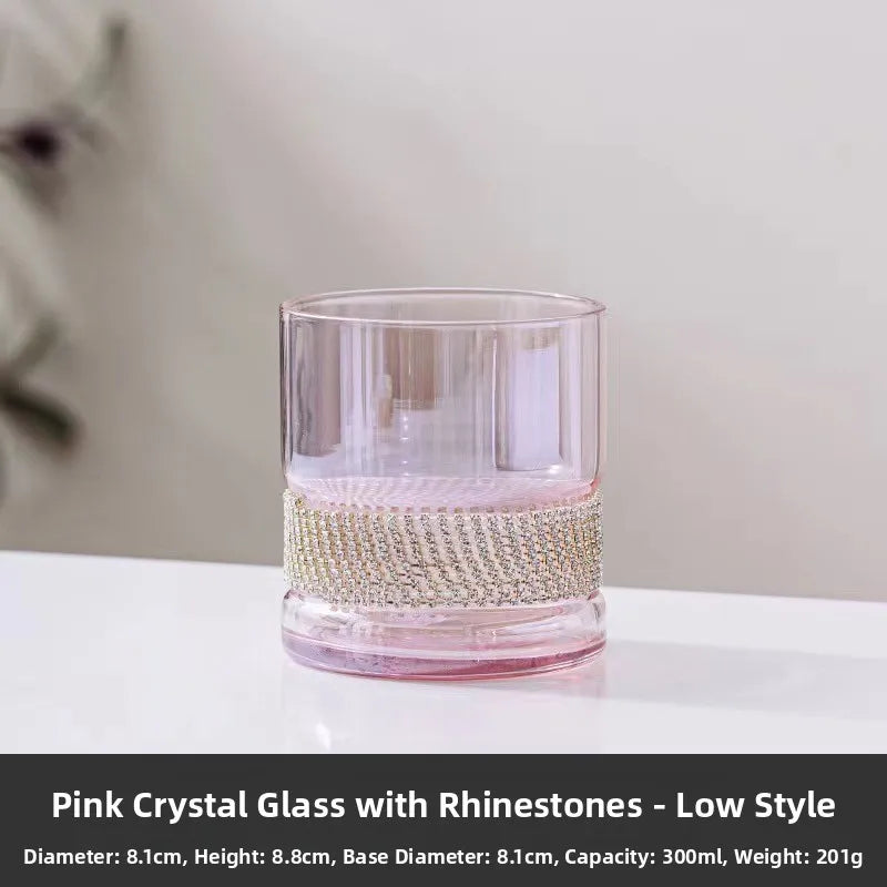 Diamond-Base Glass Cups