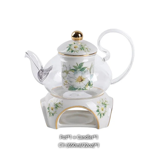 Camellia Bone China Tea Set