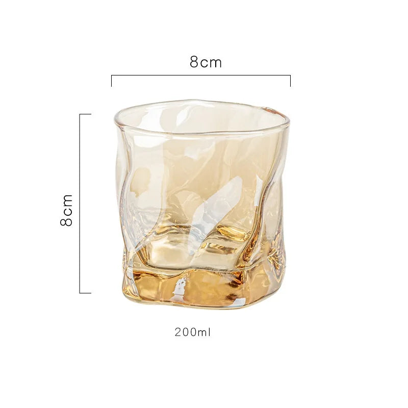 Twisted Glass Cup – 200 ml
