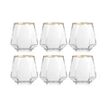 Luxury Whiskey Glass Set – 320 ml, 6 Pieces