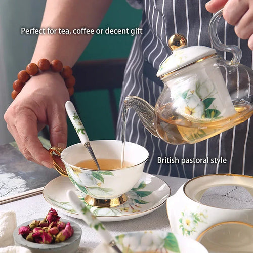 Camellia Bone China Tea Set