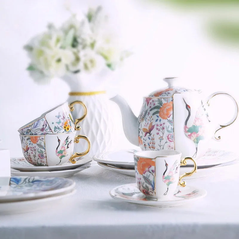 Teapot & 2 Cups Afternoon Tea Set