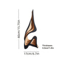 Abstract wooden sculpture – desktop display
