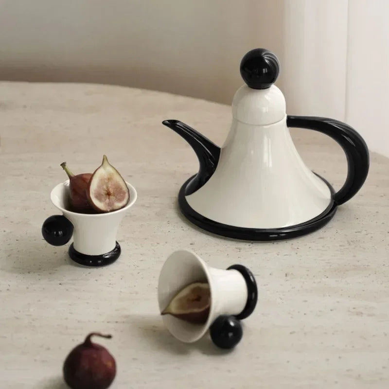Retro French Ceramic Tea Set