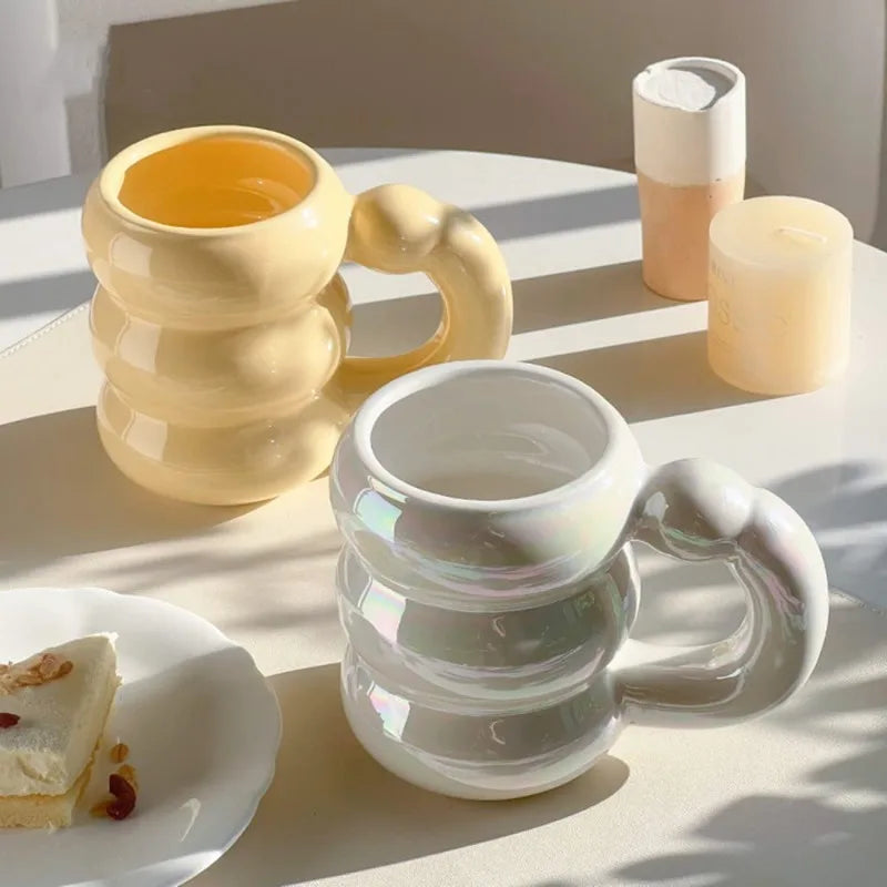 Chubby Cloud Ceramic Mug – 420 ml