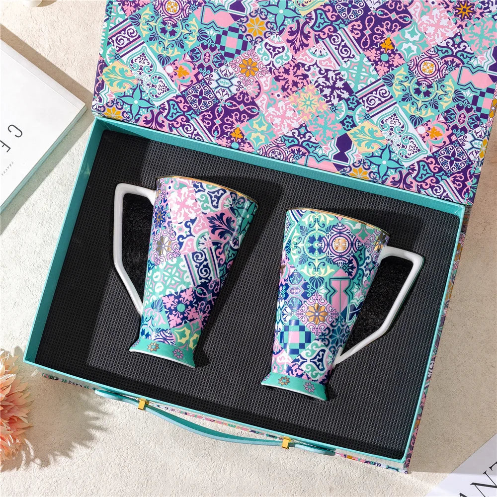 Vintage Bone China Cup & Saucer Gift Set