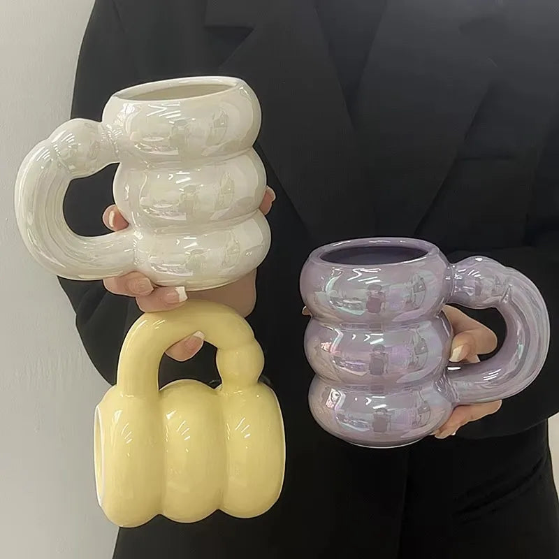 Chubby Cloud Ceramic Mug – 420 ml