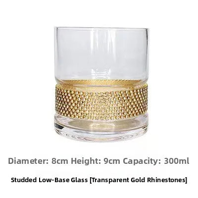 Diamond-Base Glass Cups