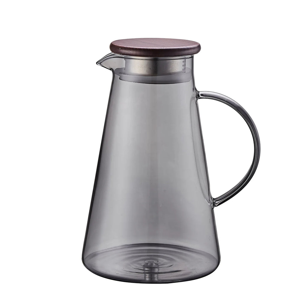 Heat-Resistant Glass Pitcher & Cup Set