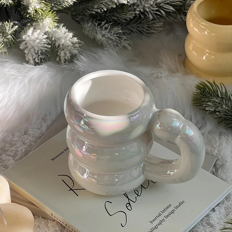 Chubby Cloud Ceramic Mug – 420 ml