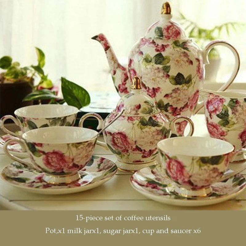 European Bone China Coffee Set