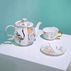 Teapot & 2 Cups Afternoon Tea Set