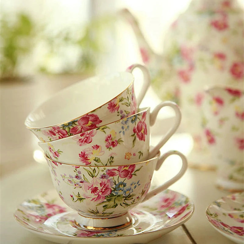 European Bone China Coffee Set