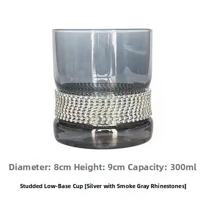 Diamond-Base Glass Cups