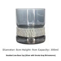 Diamond-Base Glass Cups