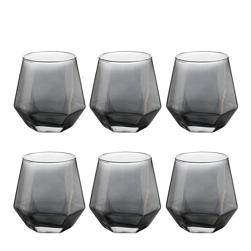 Luxury Whiskey Glass Set – 320 ml, 6 Pieces