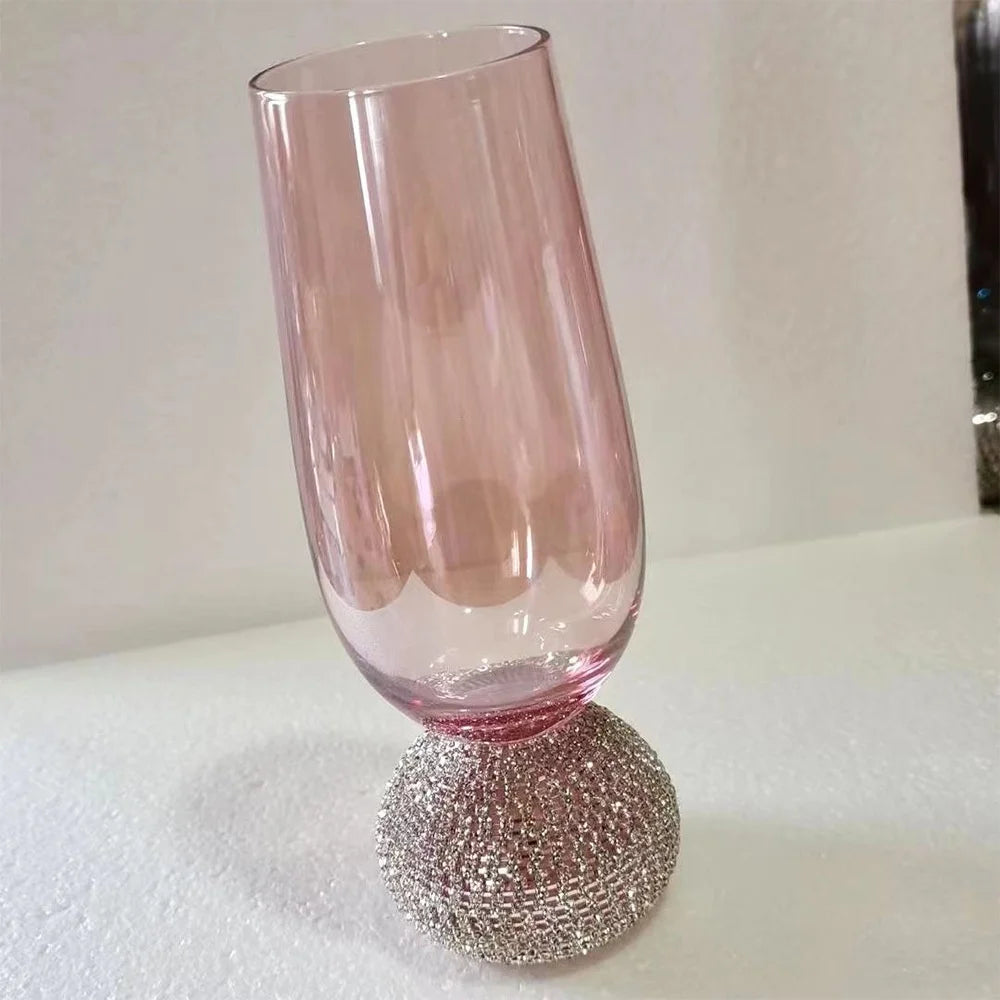 Diamond-Base Glass Cups