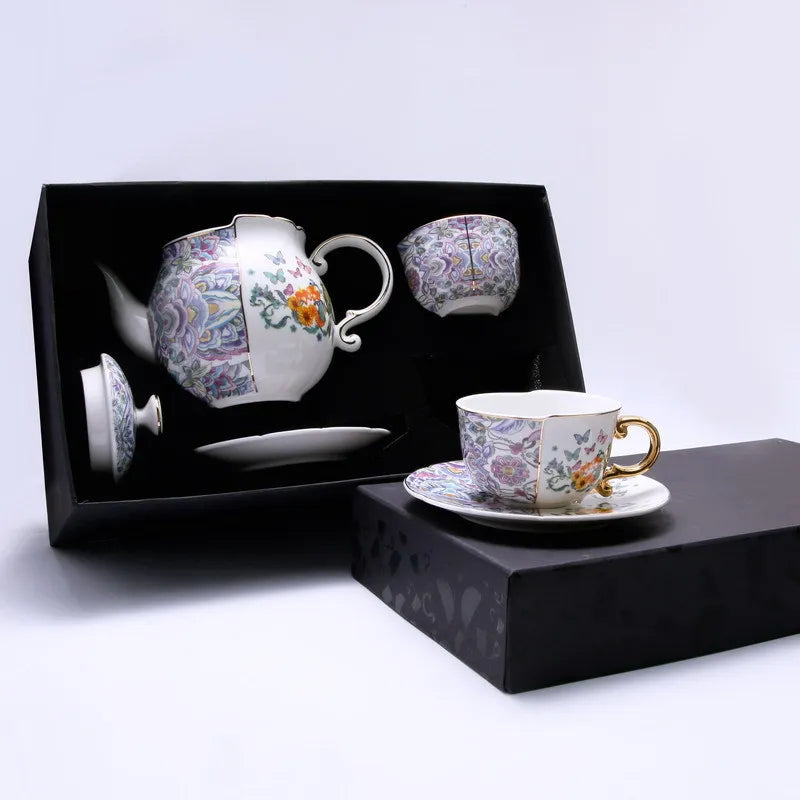 Teapot & 2 Cups Afternoon Tea Set