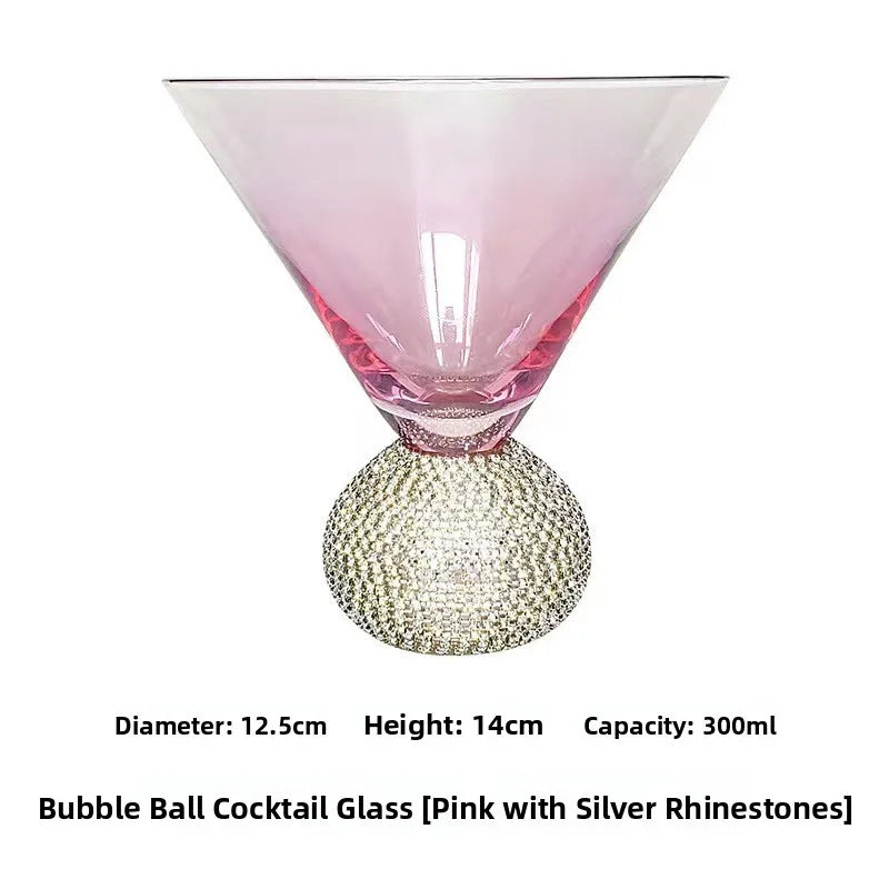 Diamond-Base Glass Cups