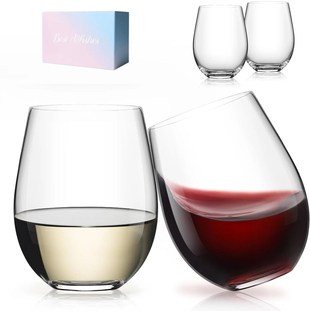 Iridescent Rainbow Wine Glasses – Set of 2 or 4