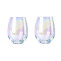 Iridescent Rainbow Wine Glasses – Set of 2 or 4