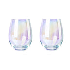Iridescent Rainbow Wine Glasses – Set of 2 or 4