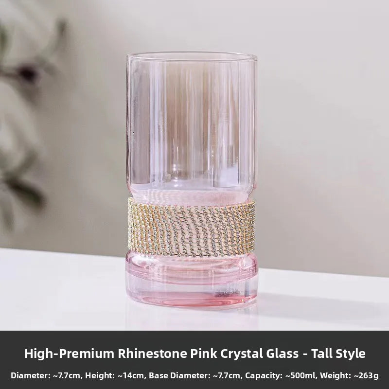 Diamond-Base Glass Cups