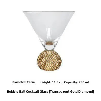 Diamond-Base Glass Cups