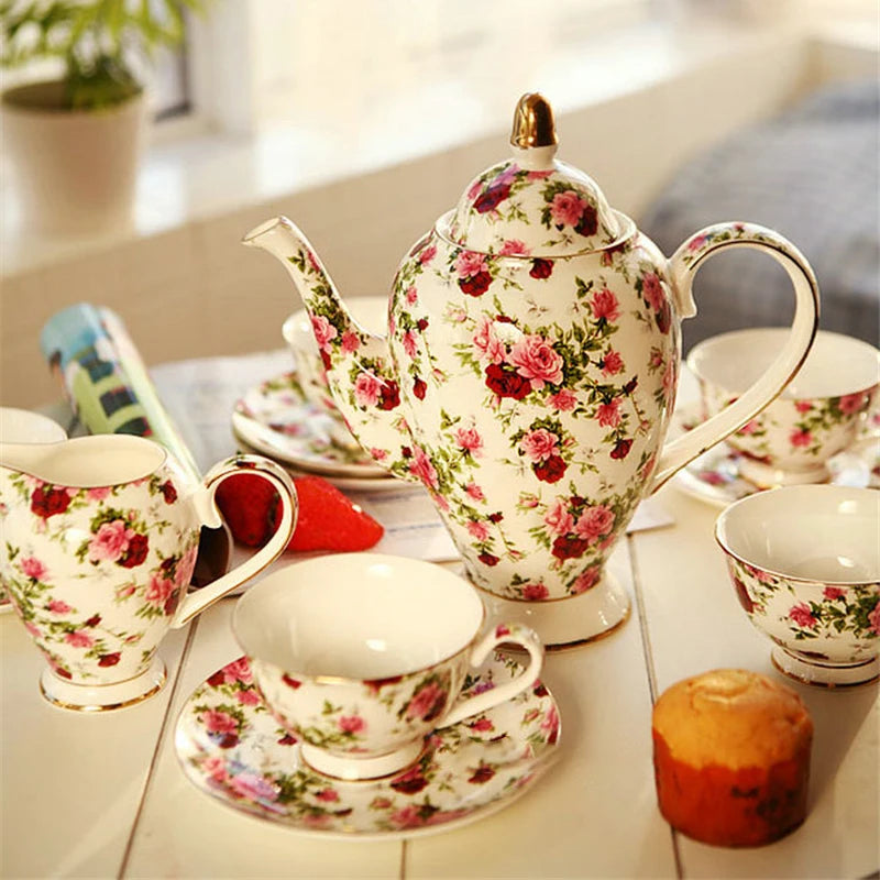 European Bone China Coffee Set