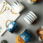 Japanese-Style Ceramic Mug with Spoon – 400 ml