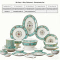 Floral Enamel Porcelain Dinner Set